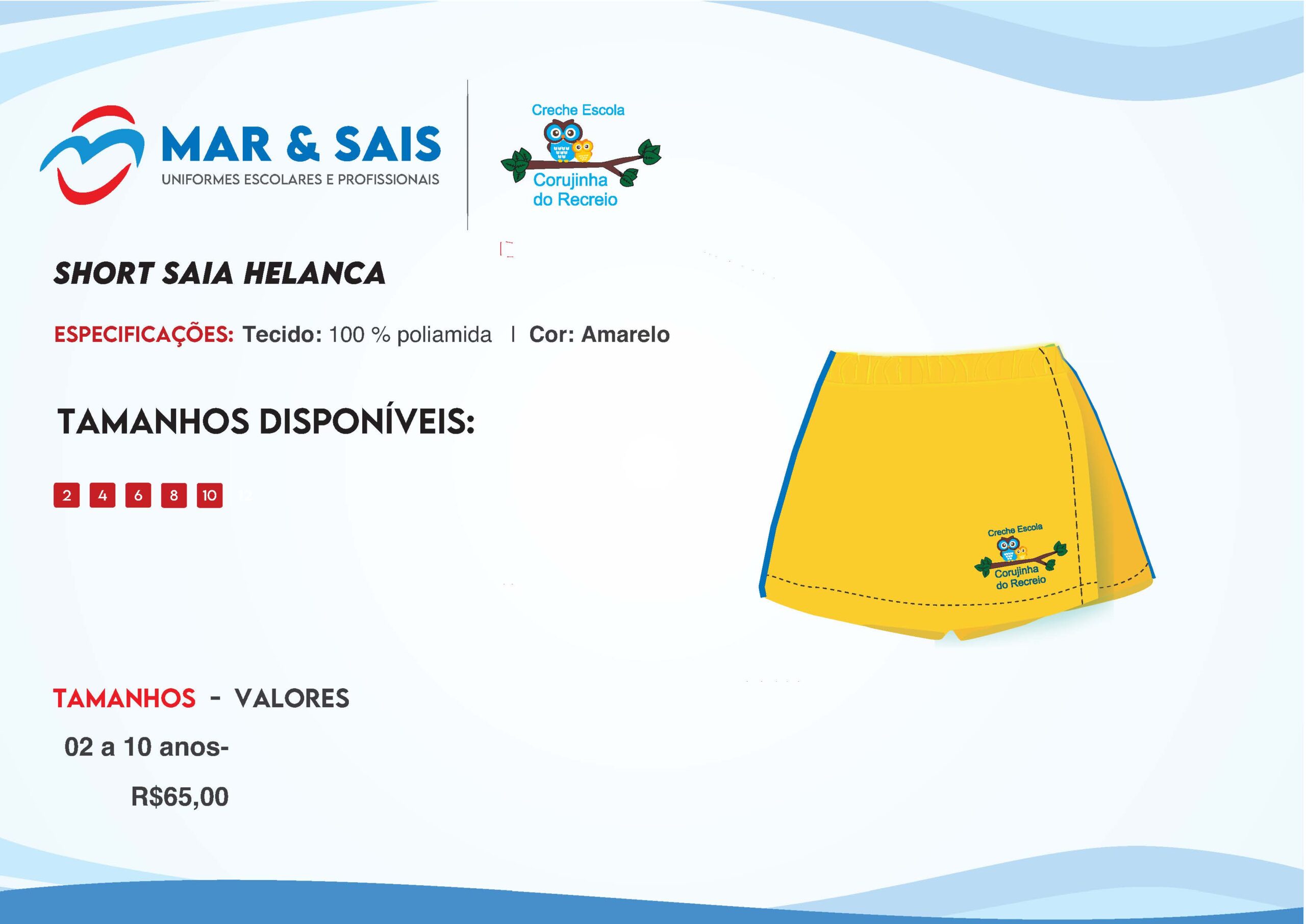 SHORT SAIA HELANCA